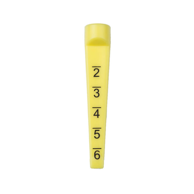 Flat Wedge Plastic Golf Tees - 70mm (5 pack)
