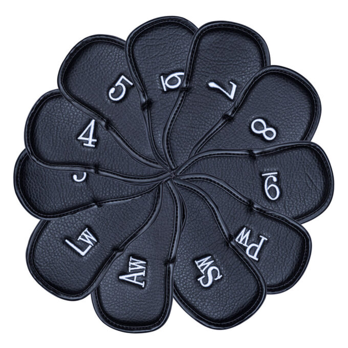 PU Leather Iron Covers - 12 piece set